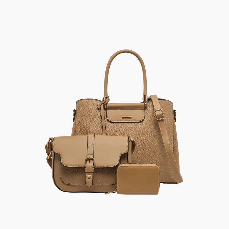 ساشا Braided Tote Bag Set for Women